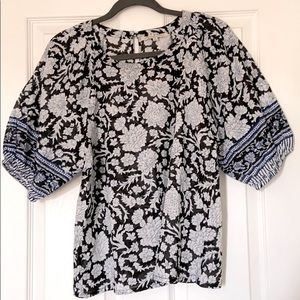 Anthropologie floral shirt